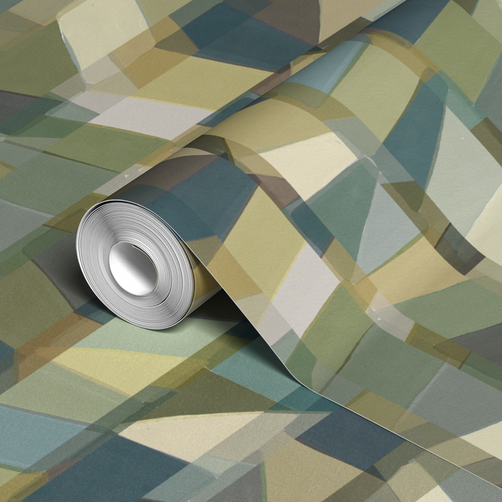  wallpaper roll closeup mockup