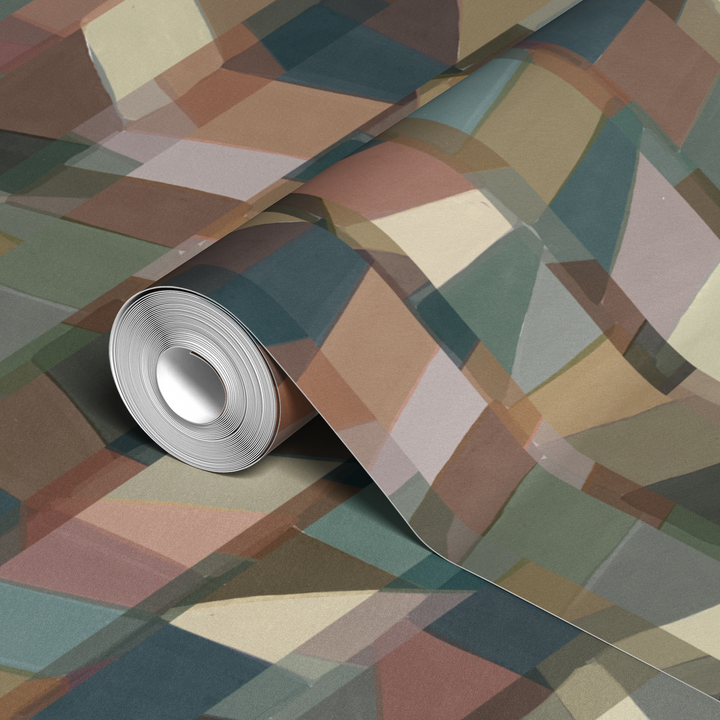  wallpaper roll closeup mockup