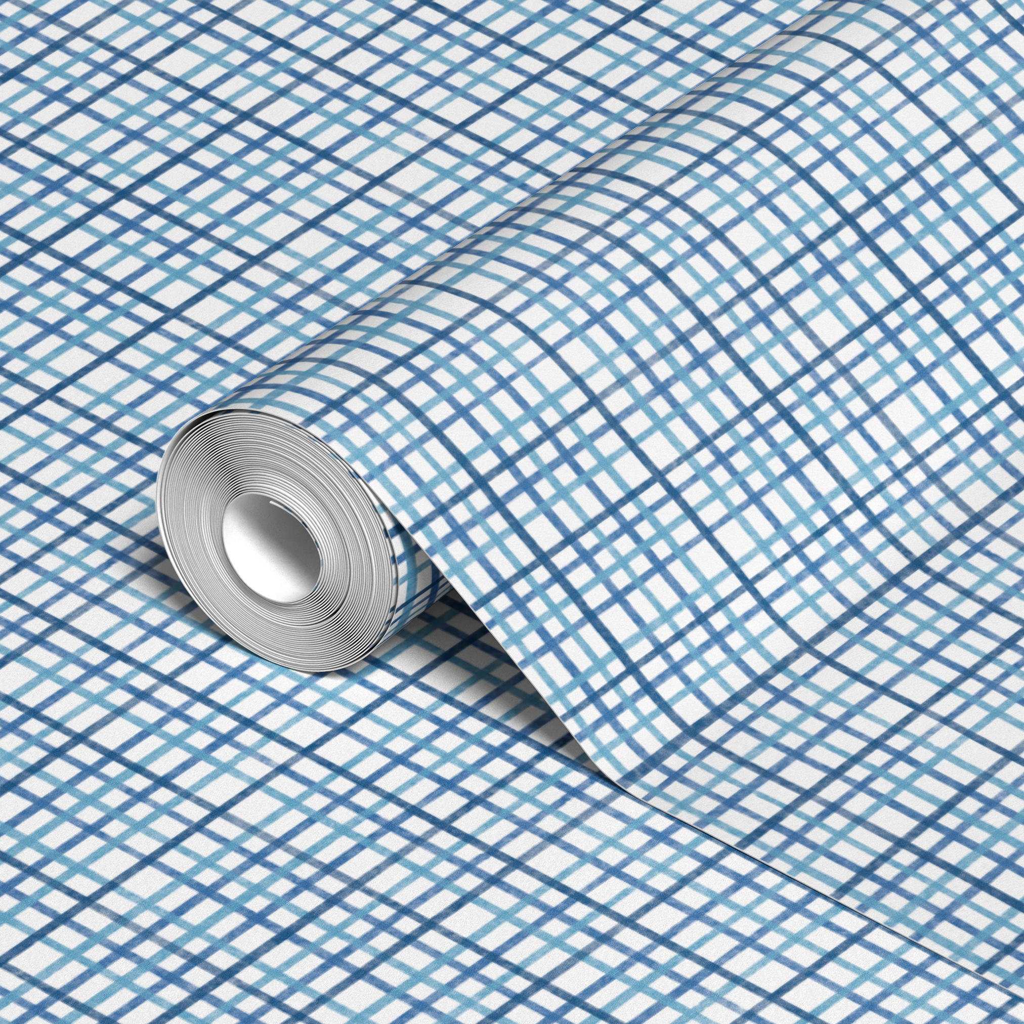  wallpaper roll closeup mockup