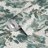  wallpaper roll closeup mockup