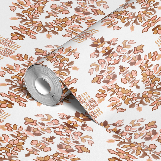  wallpaper roll closeup mockup