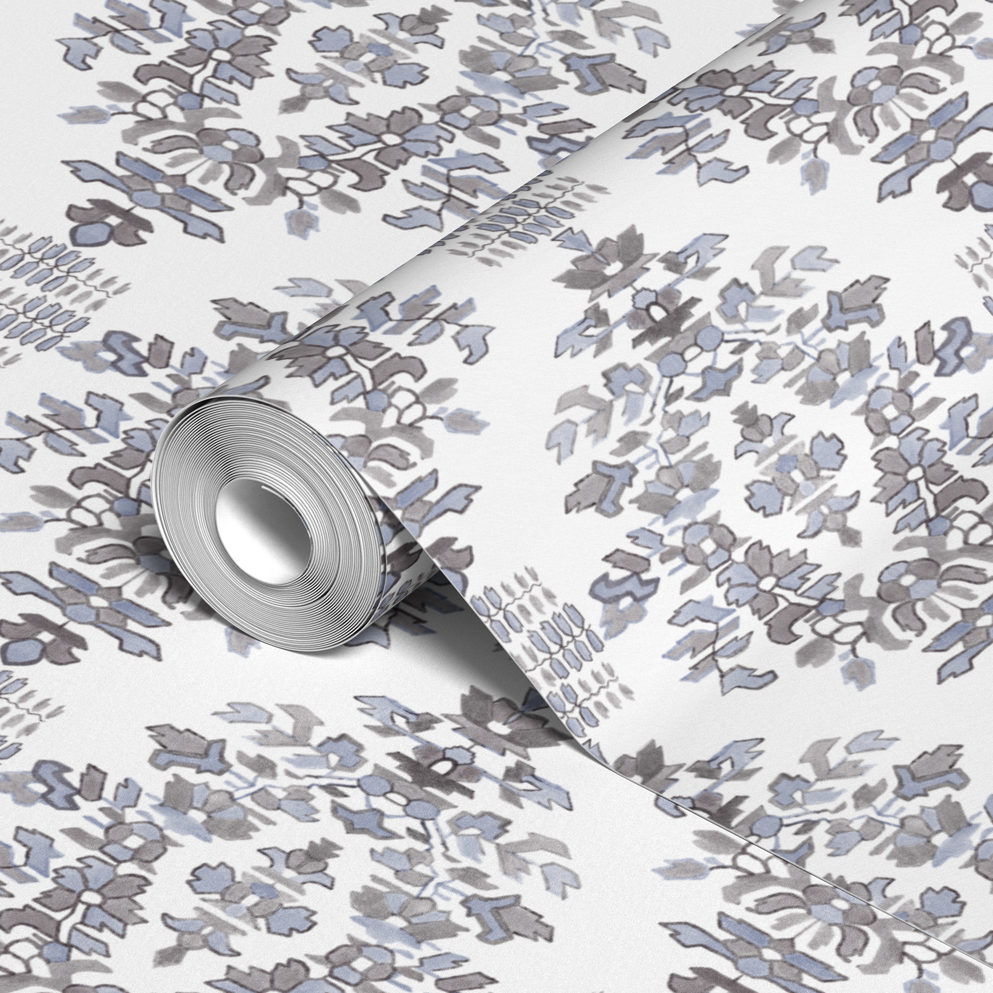  wallpaper roll closeup mockup