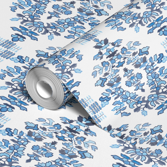  wallpaper roll closeup mockup