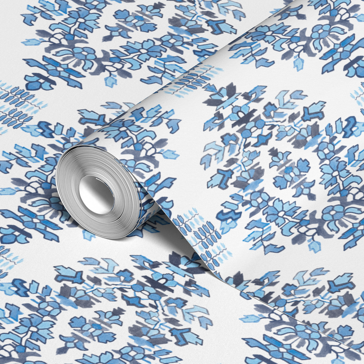  wallpaper roll closeup mockup