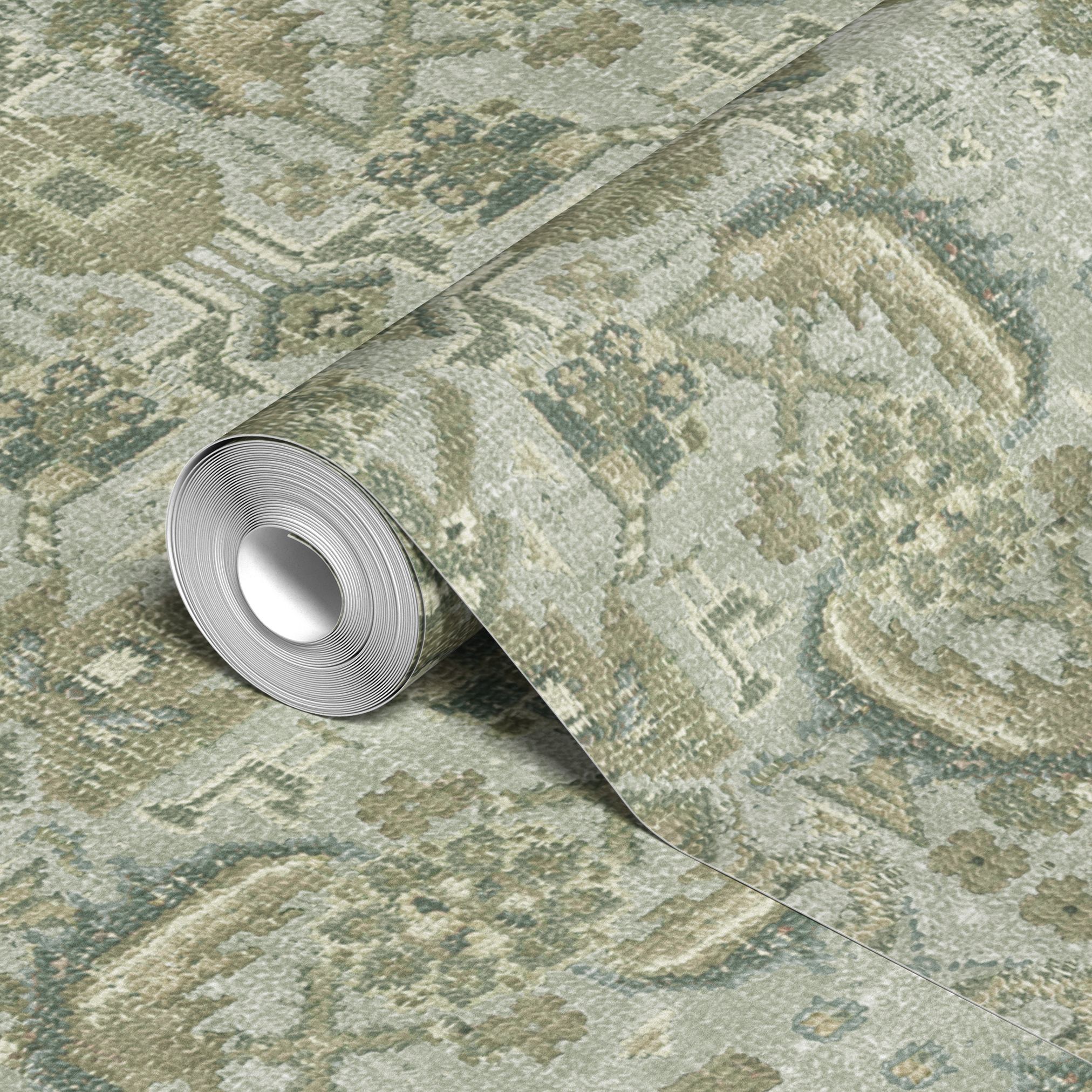  wallpaper roll closeup mockup