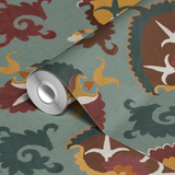 wallpaper roll closeup mockup