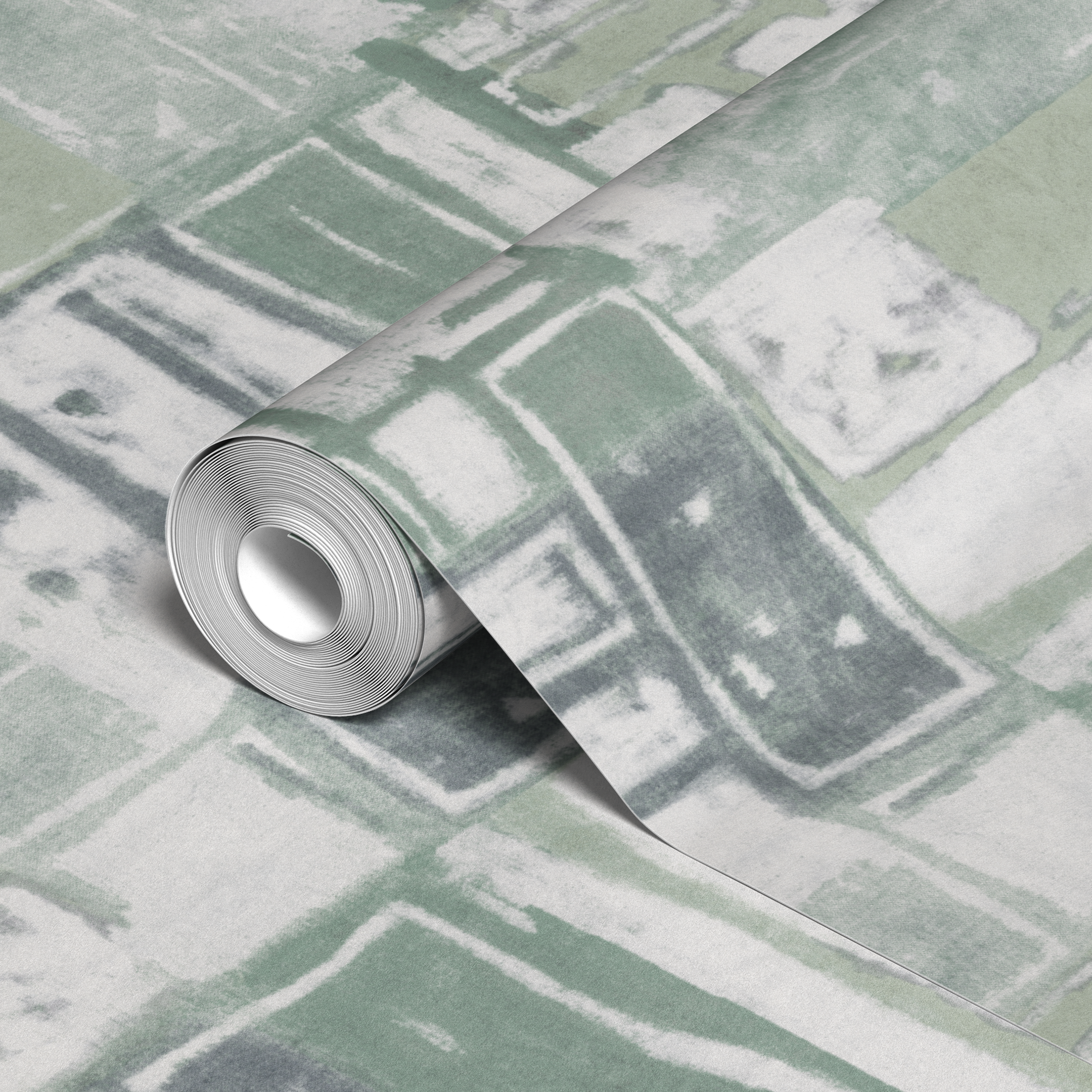  wallpaper roll closeup mockup