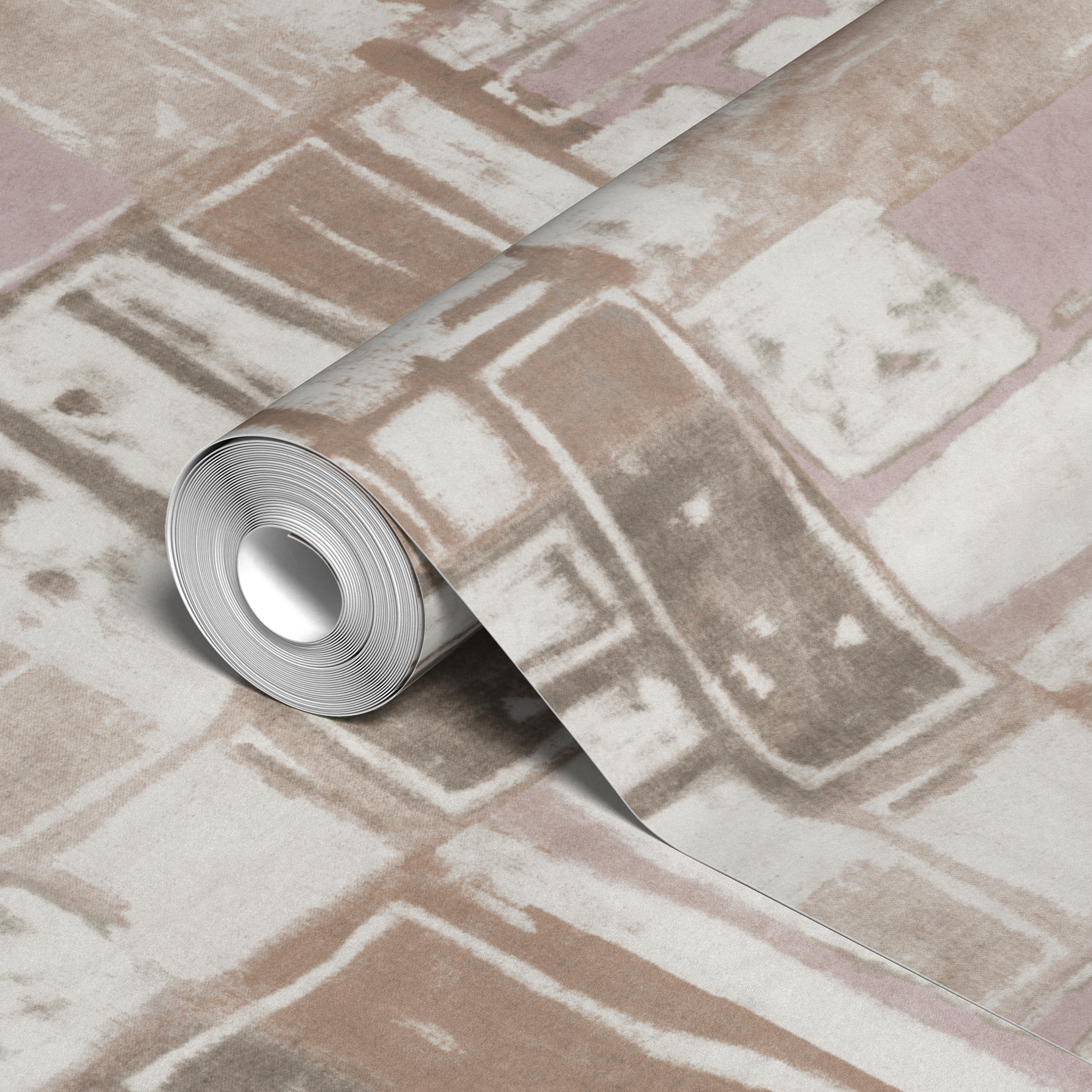  wallpaper roll closeup mockup