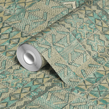  wallpaper roll closeup mockup