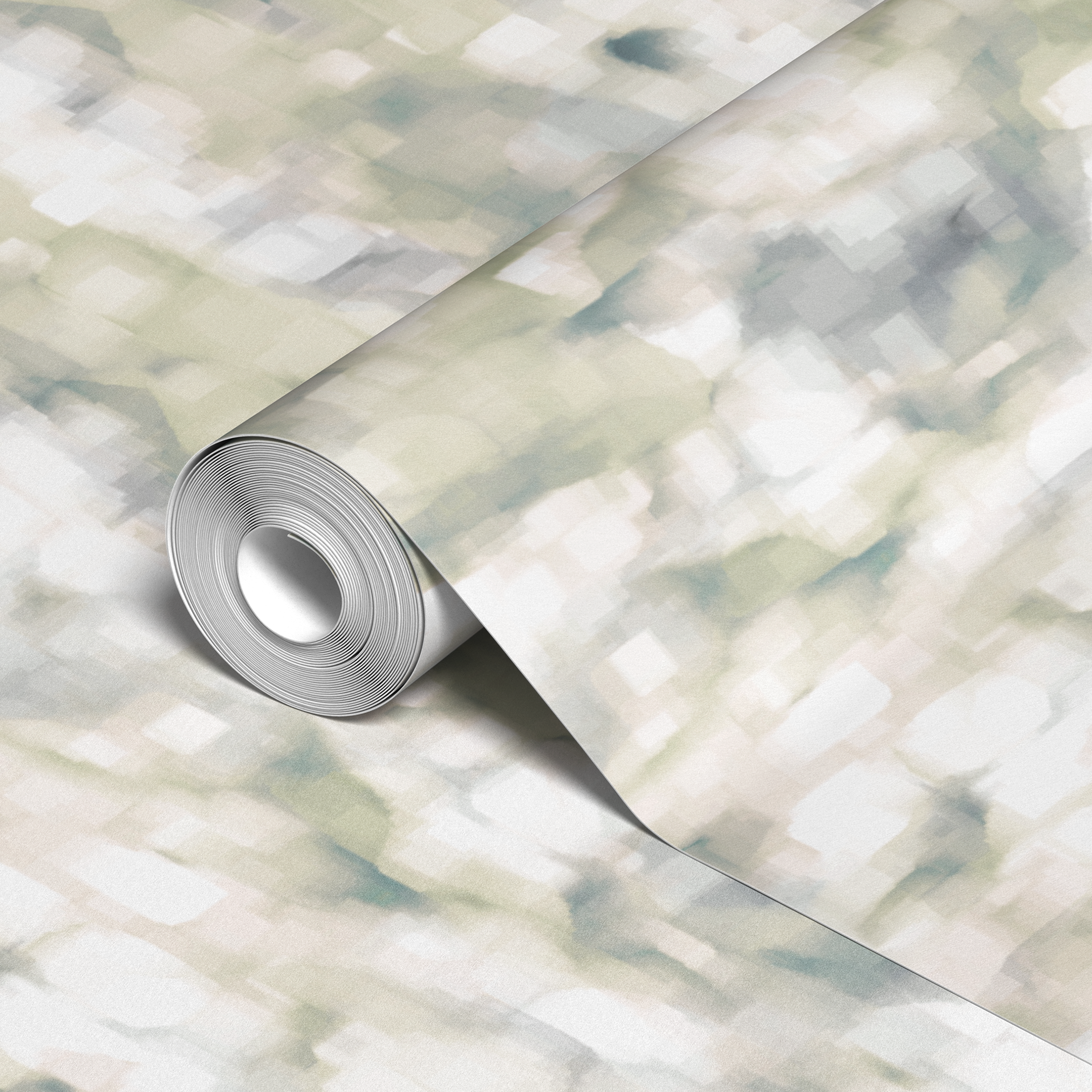  wallpaper roll closeup mockup