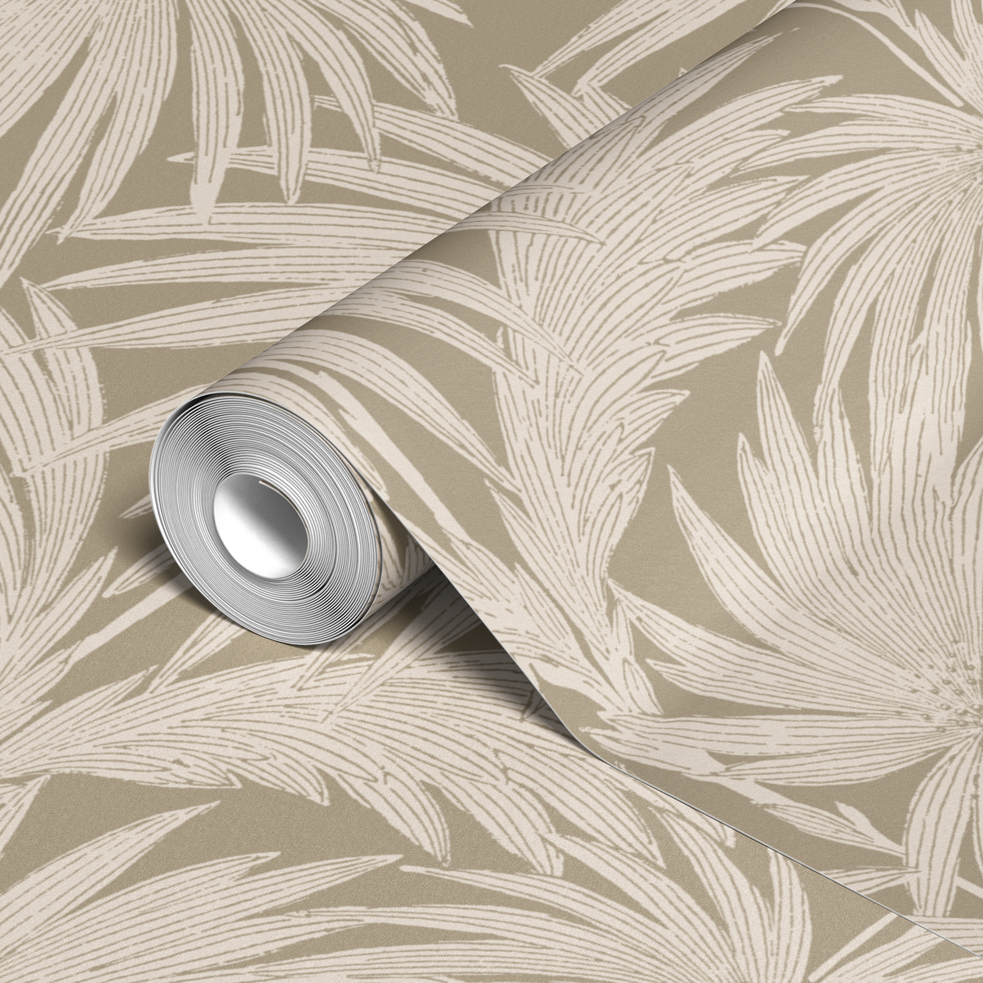 wallpaper roll closeup mockup