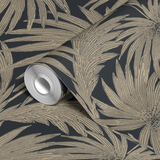 wallpaper roll closeup mockup