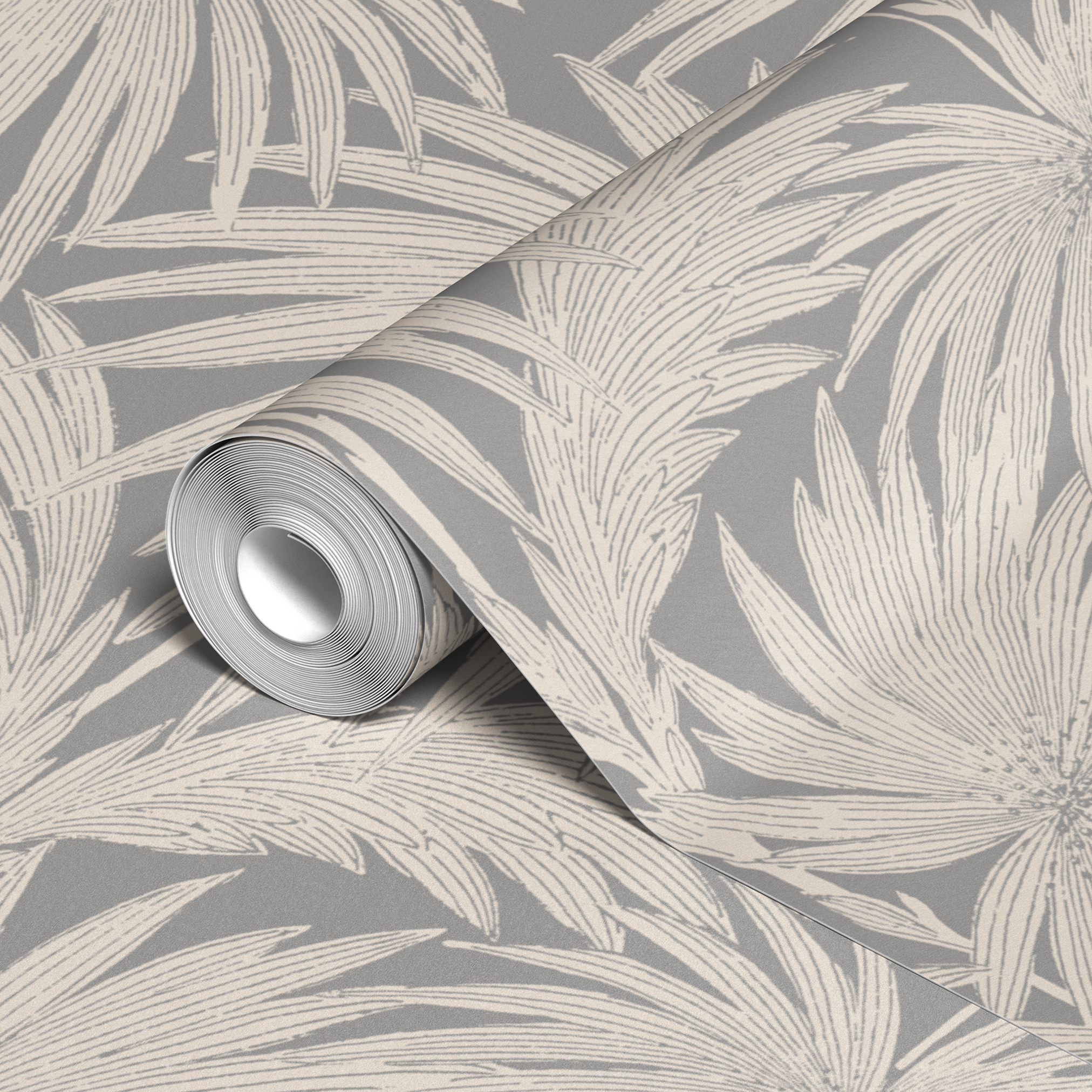  wallpaper roll closeup mockup