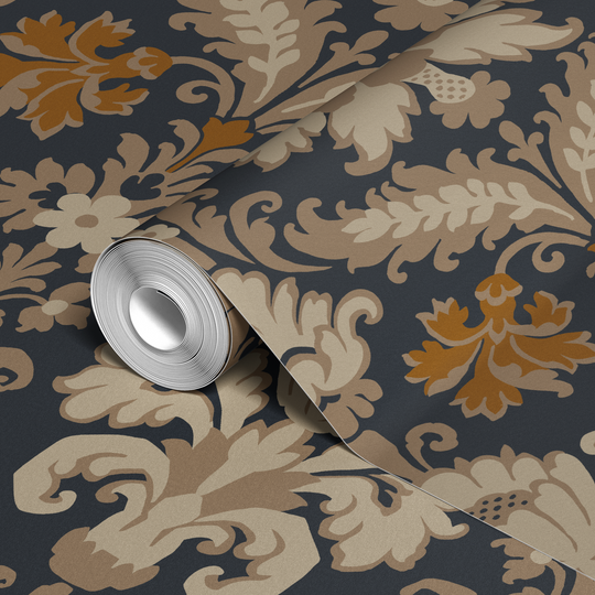  wallpaper roll closeup mockup