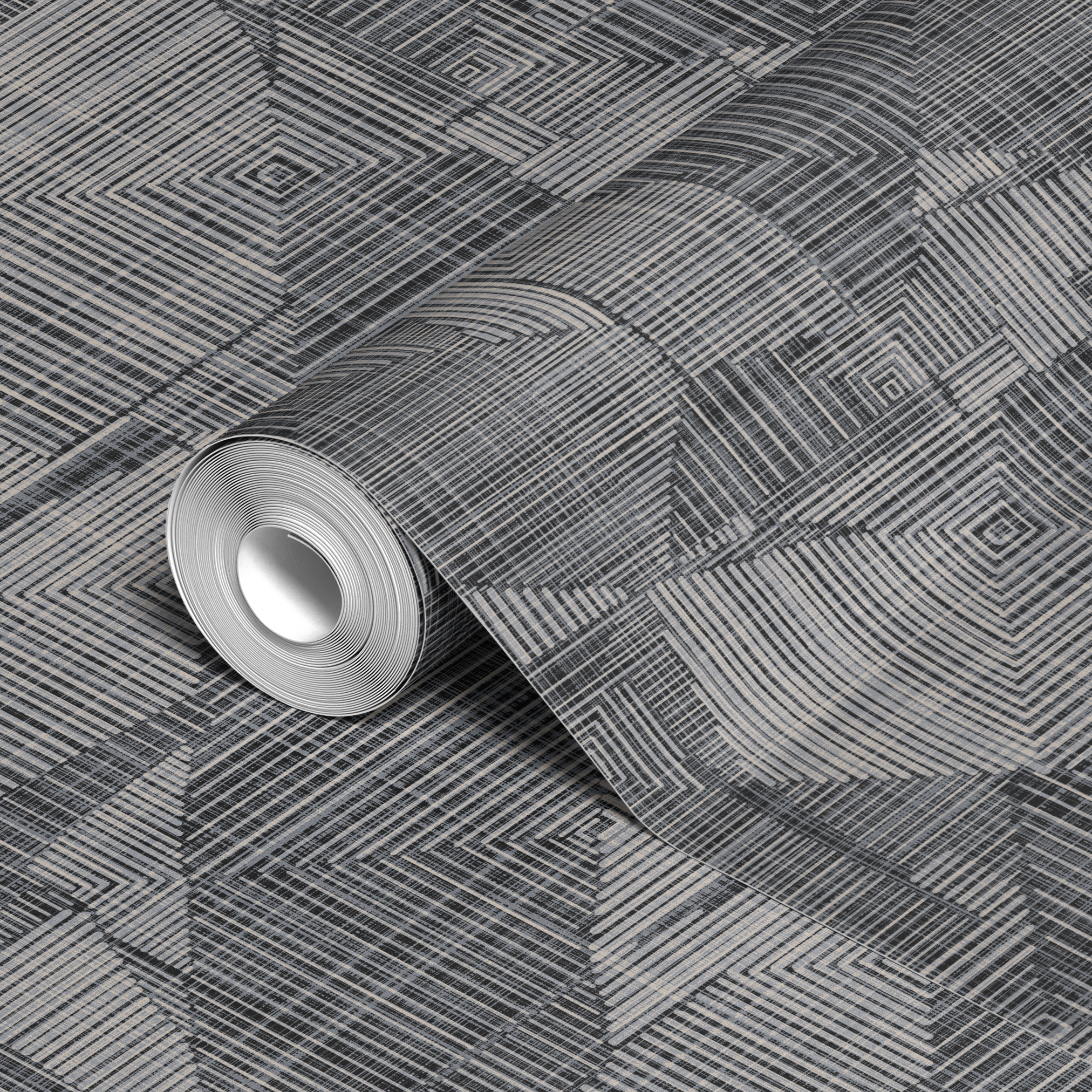  wallpaper roll closeup mockup