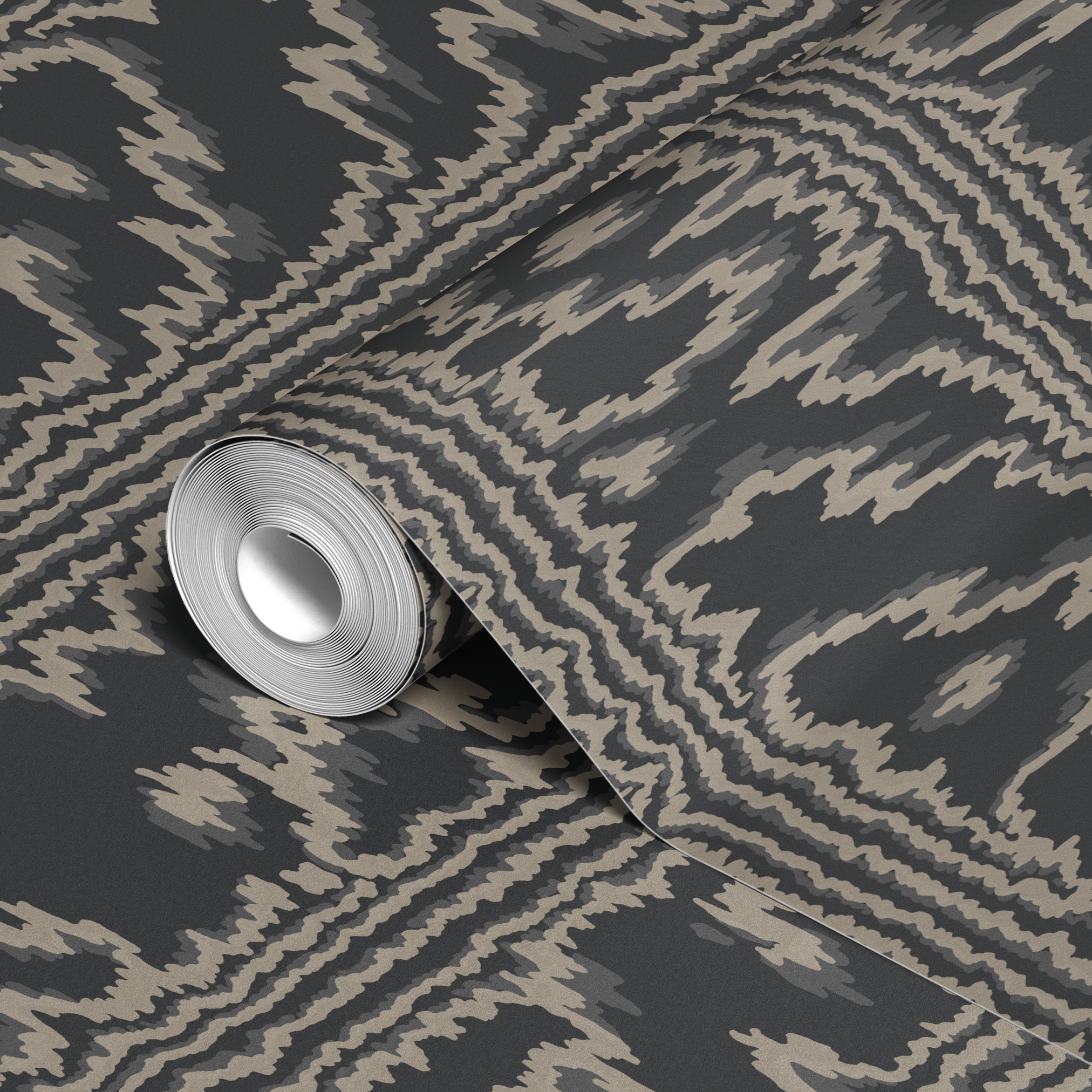  wallpaper roll closeup mockup