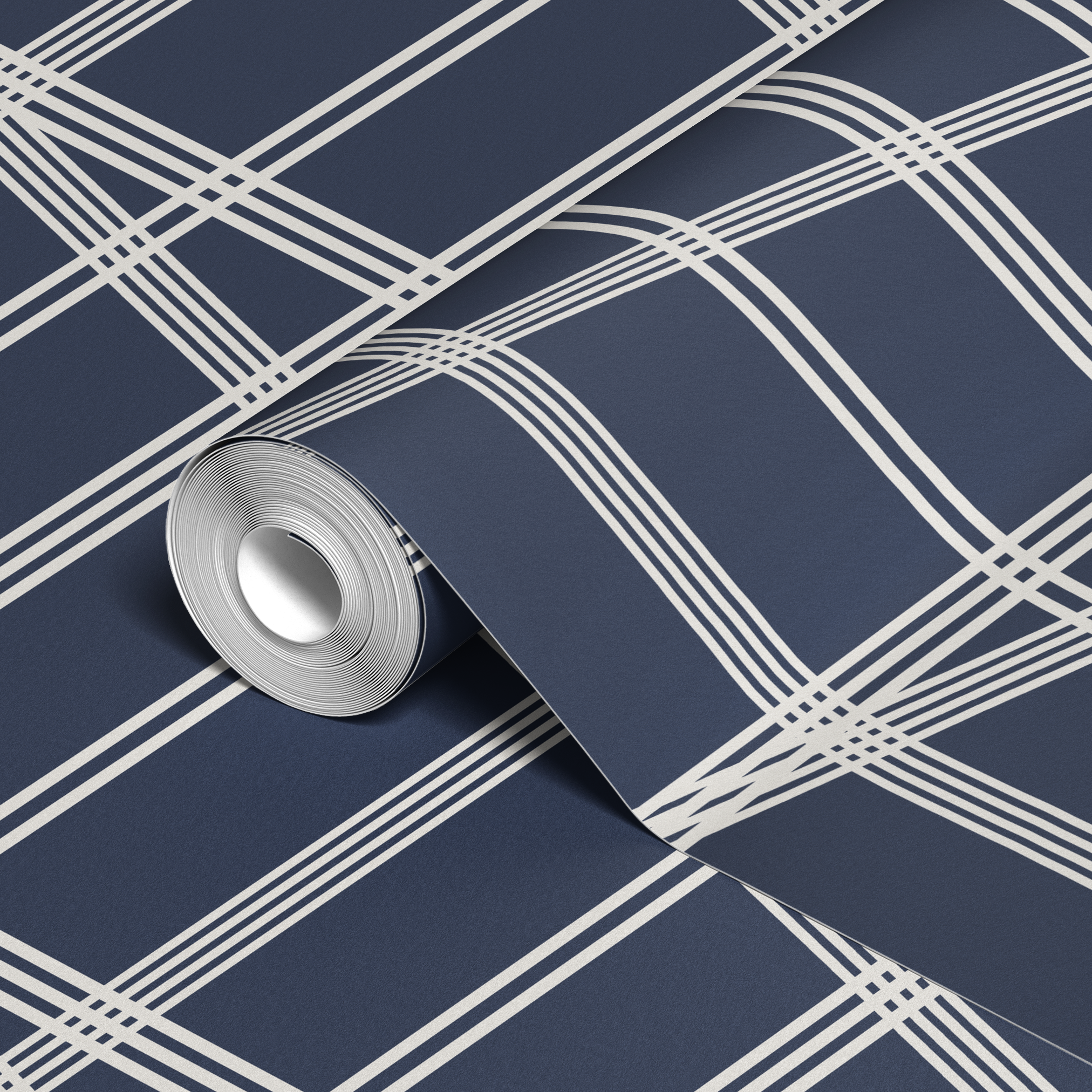  wallpaper roll closeup mockup