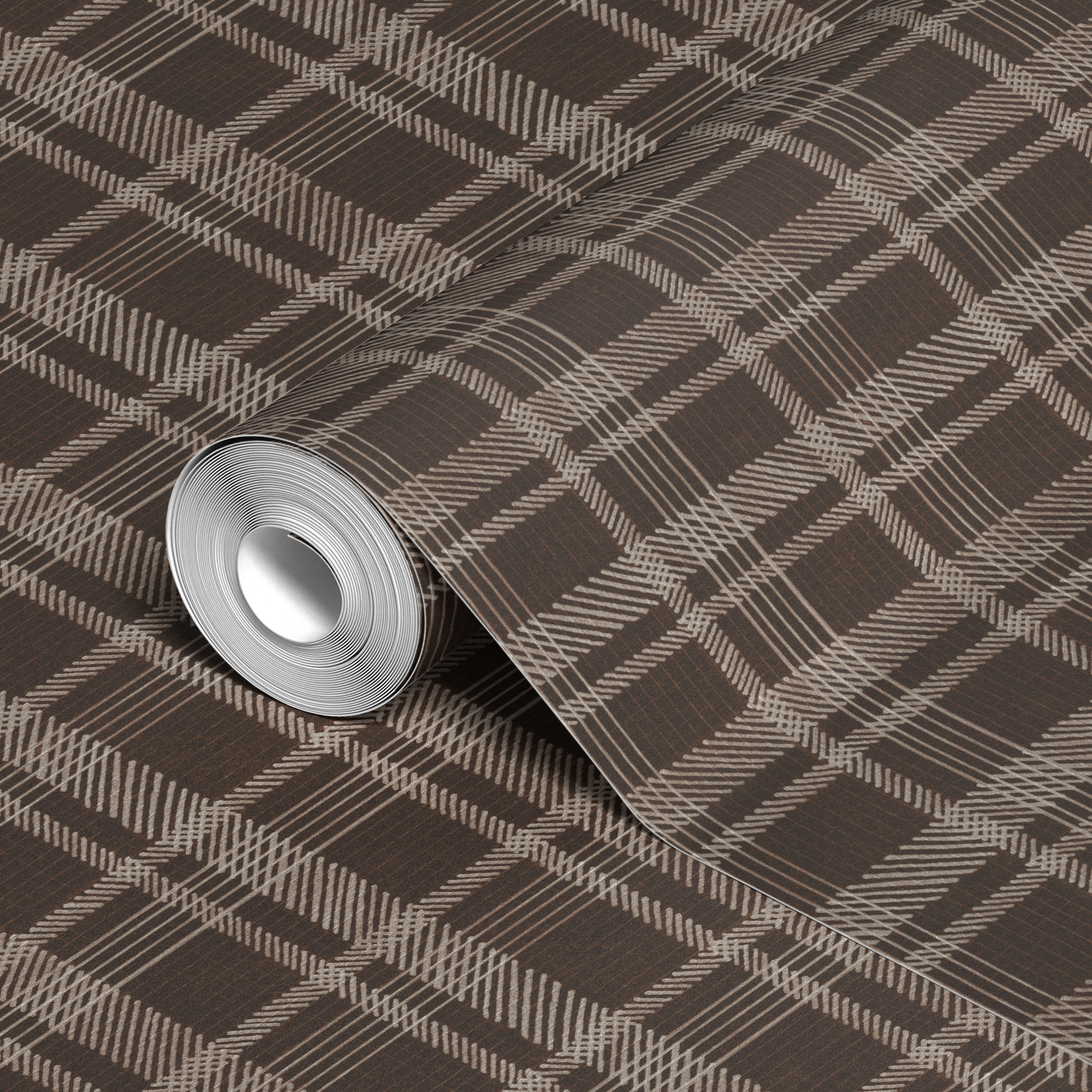  wallpaper roll closeup mockup