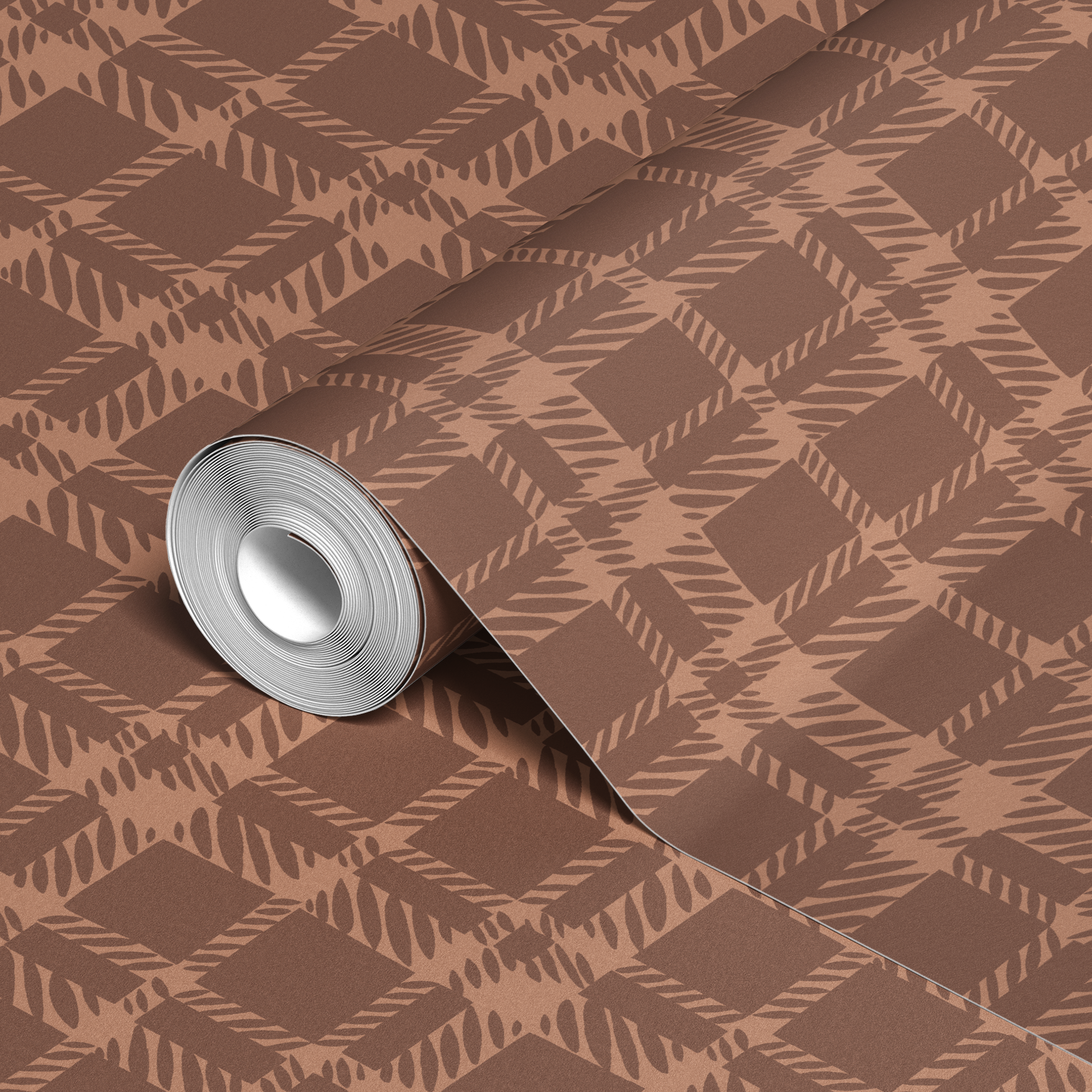  wallpaper roll closeup mockup