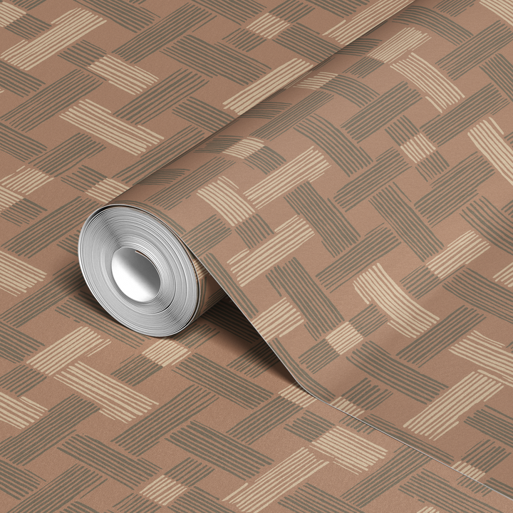  wallpaper roll closeup mockup