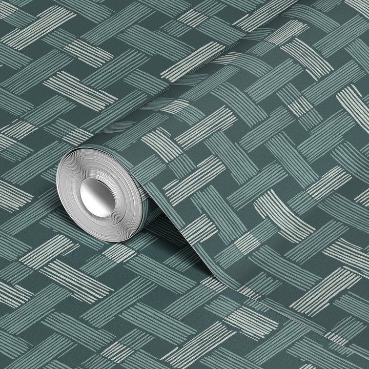  wallpaper roll closeup mockup