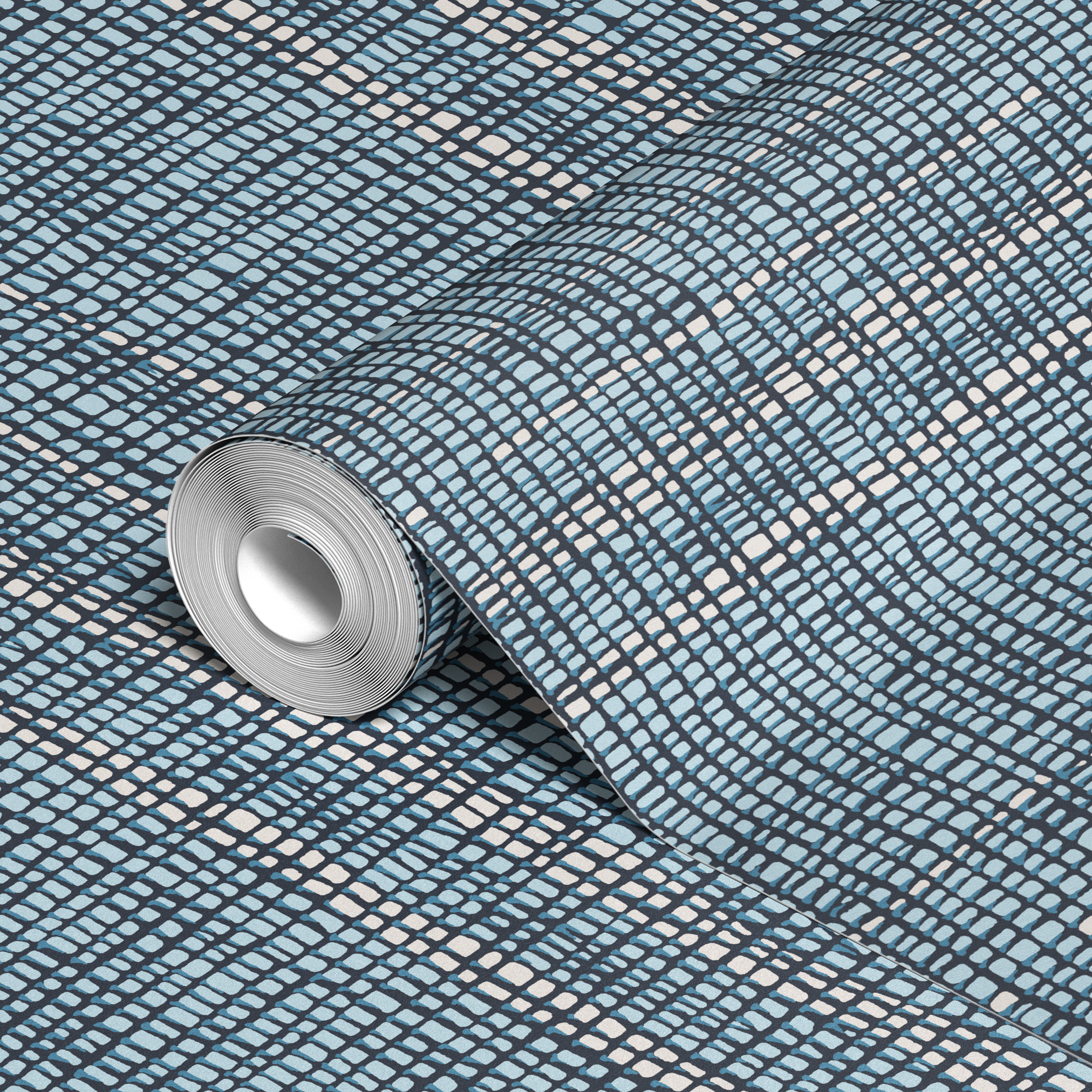  wallpaper roll closeup mockup