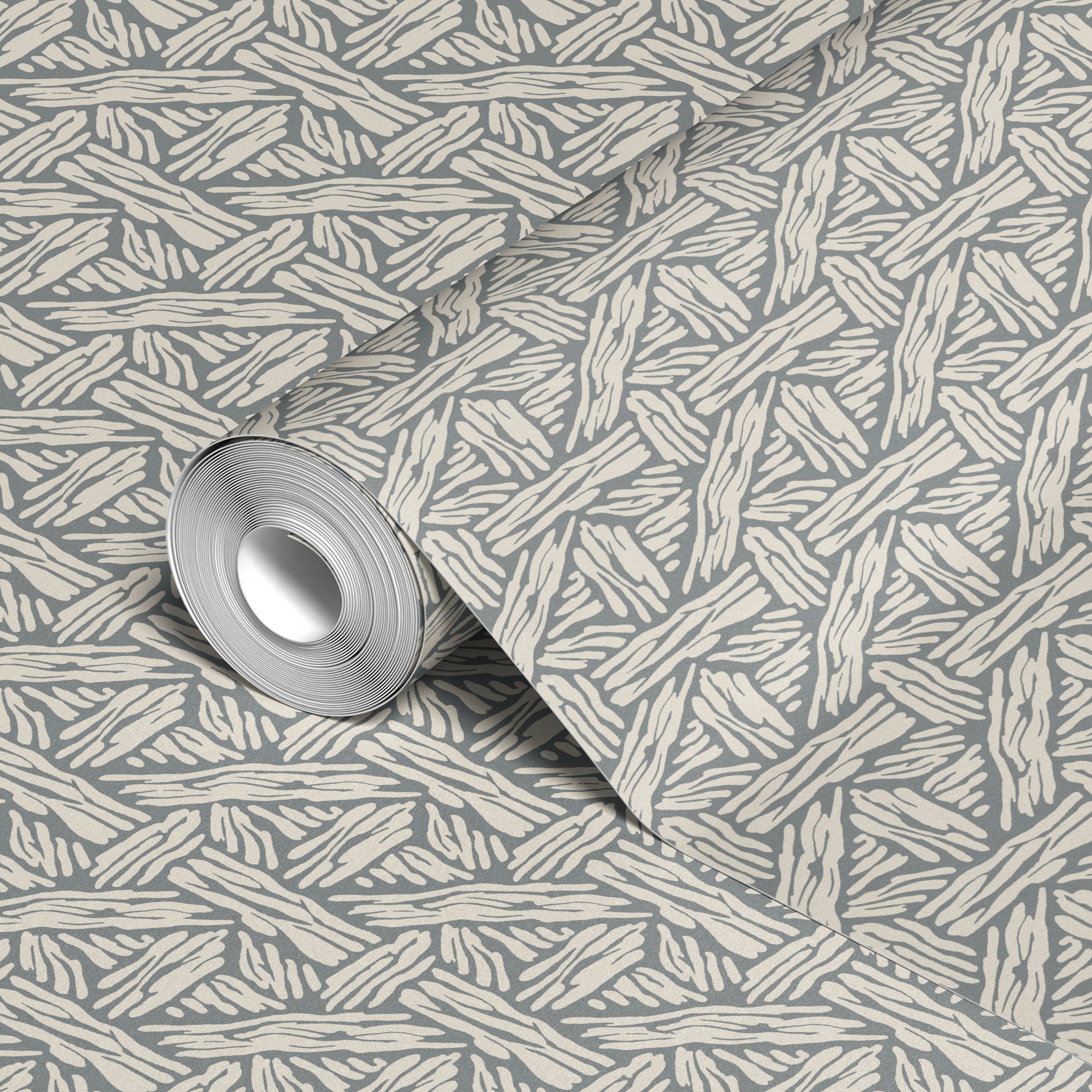  wallpaper roll closeup mockup