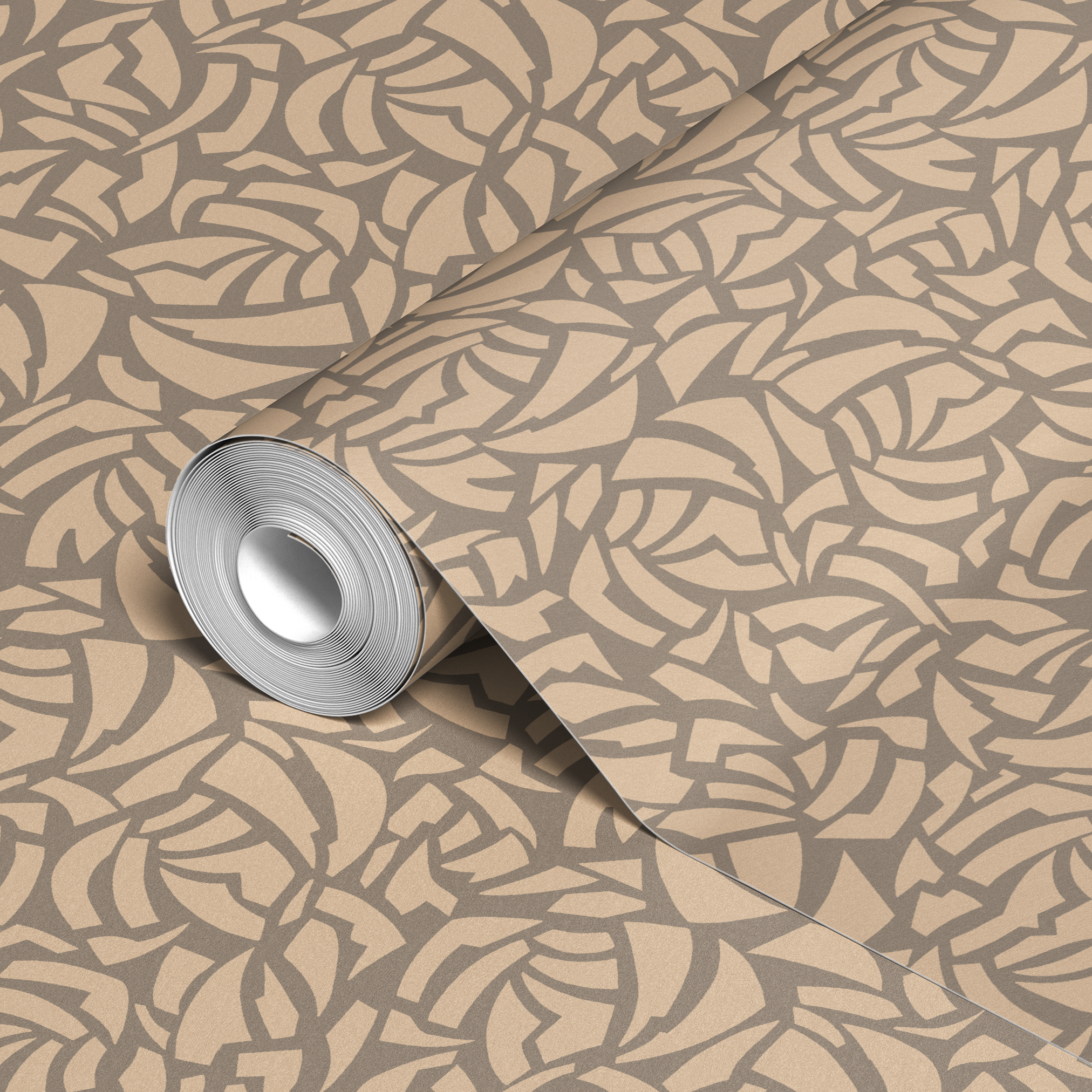  wallpaper roll closeup mockup