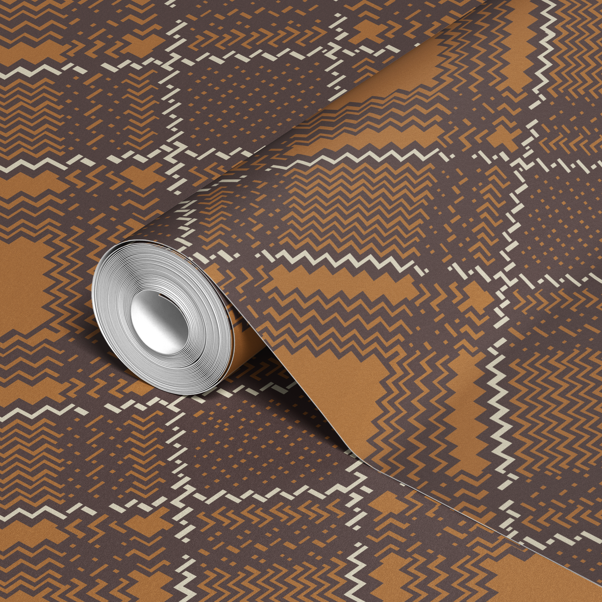  wallpaper roll closeup mockup