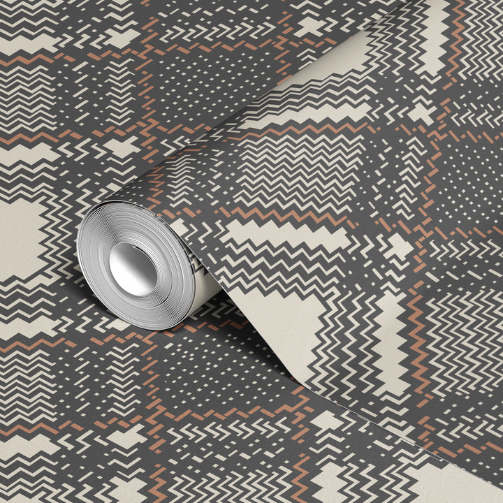  wallpaper roll closeup mockup