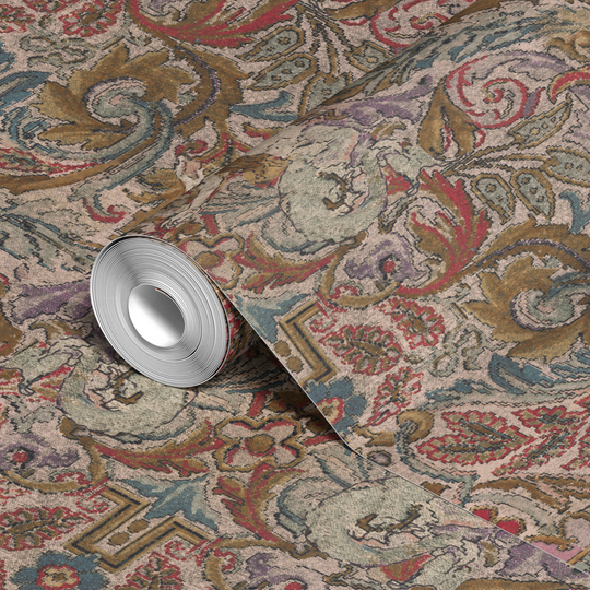  wallpaper roll closeup mockup