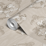  wallpaper roll closeup mockup