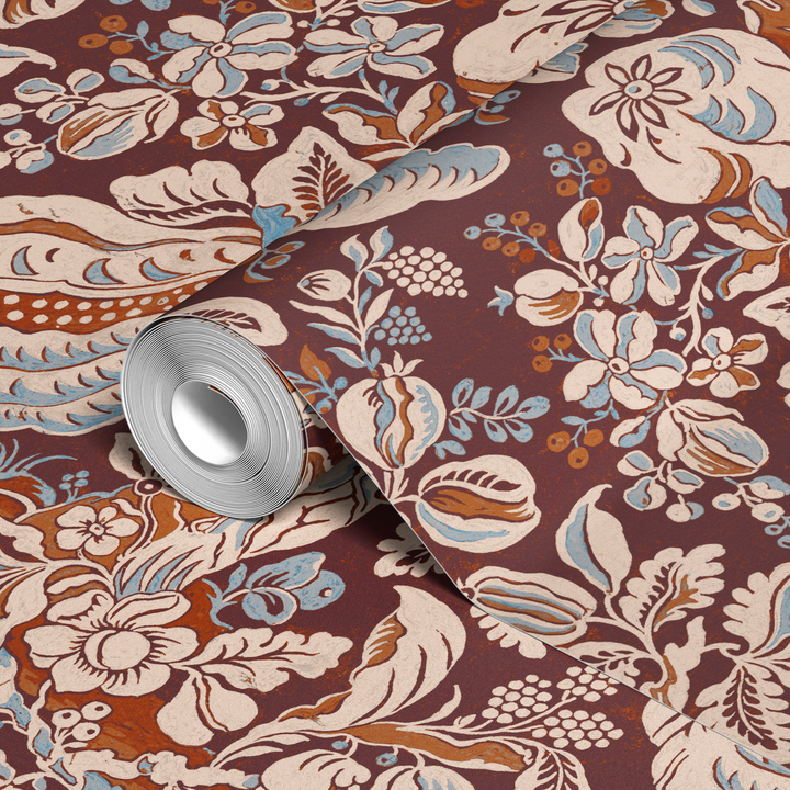  wallpaper roll closeup mockup