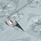  wallpaper roll closeup mockup