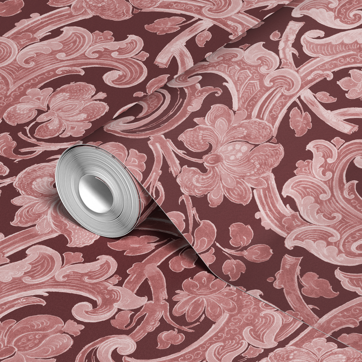  wallpaper roll closeup mockup