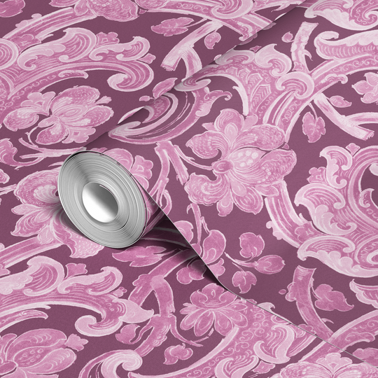  wallpaper roll closeup mockup