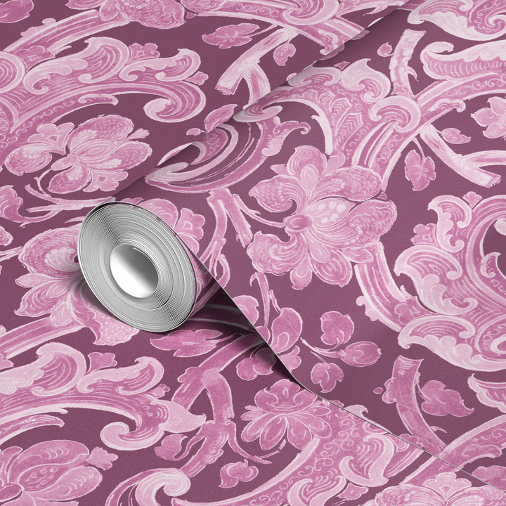  wallpaper roll closeup mockup