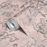 wallpaper roll closeup mockup