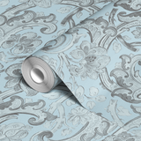 wallpaper roll closeup mockup