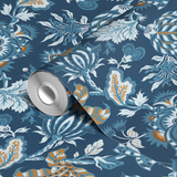 wallpaper roll closeup mockup