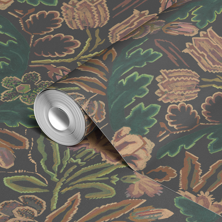  wallpaper roll closeup mockup