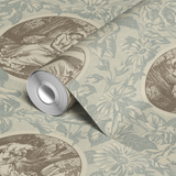  wallpaper roll closeup mockup