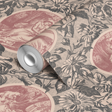 wallpaper roll closeup mockup