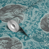  wallpaper roll closeup mockup