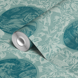  wallpaper roll closeup mockup