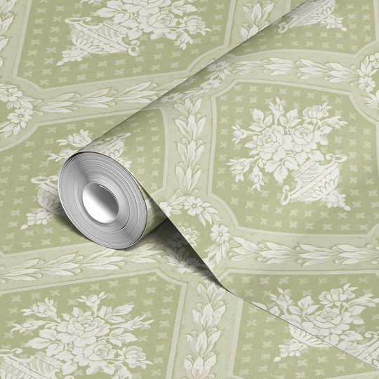  wallpaper roll closeup mockup