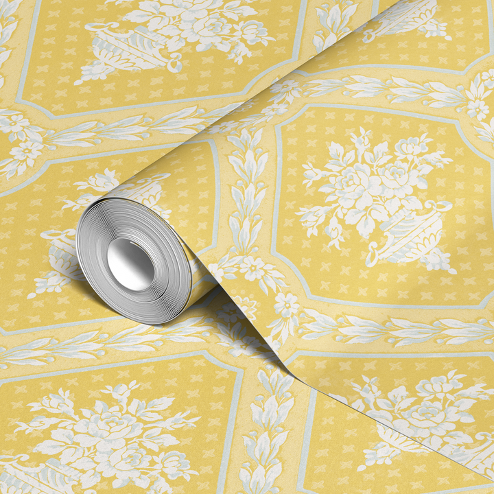  wallpaper roll closeup mockup