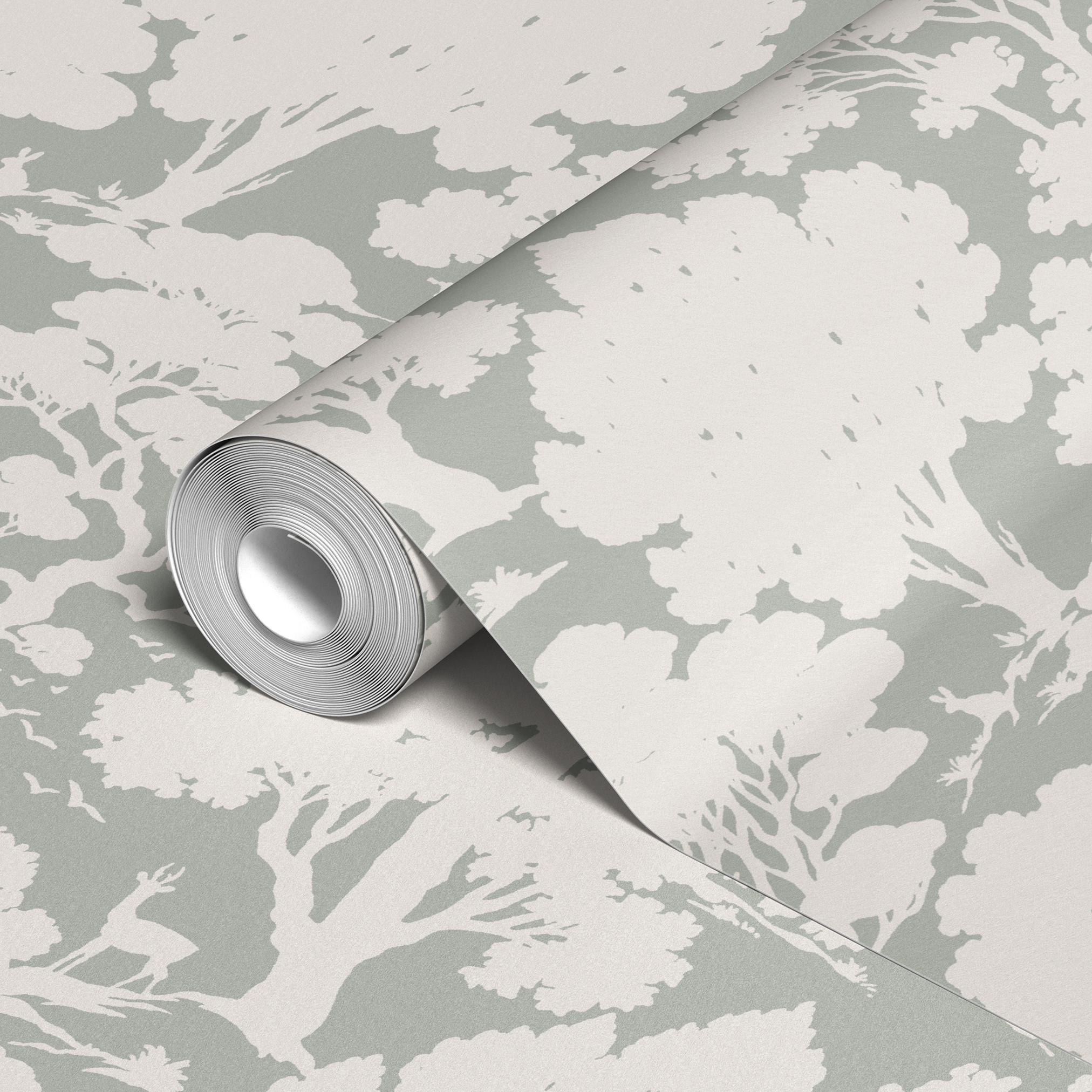  wallpaper roll closeup mockup