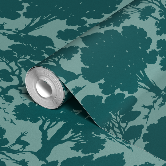  wallpaper roll closeup mockup