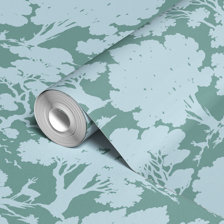  wallpaper roll closeup mockup